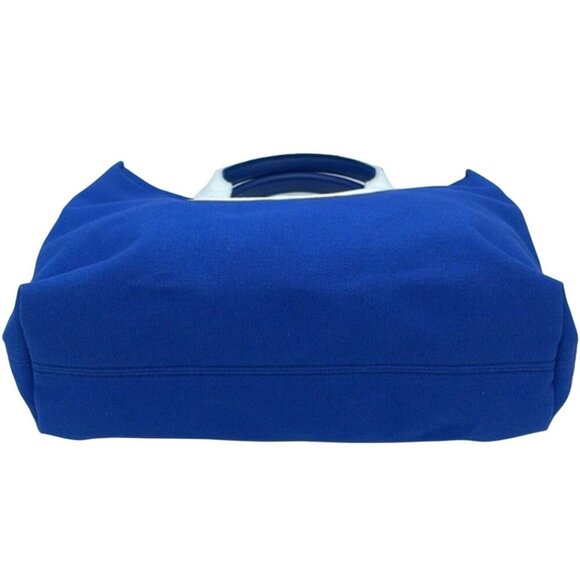 Dolce & Gabbana Canvas Tote Bag - Blue & White - Small Luxury Designer - Picture 3 of 7